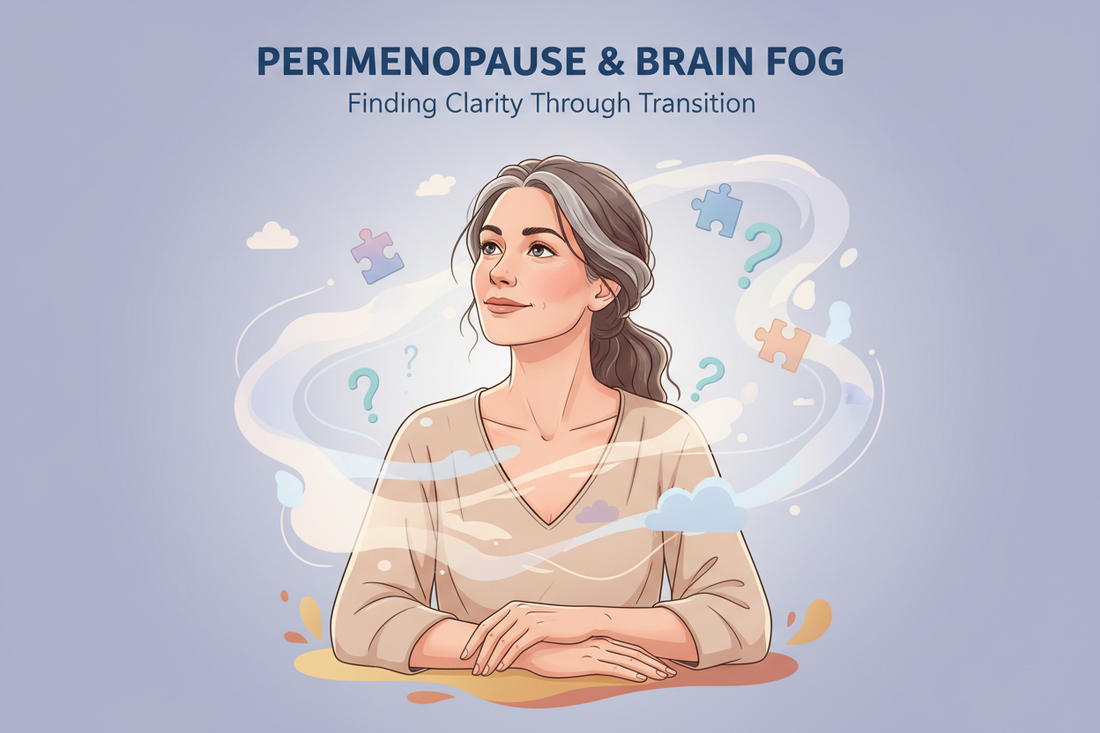 Brain Fog in Perimenopause: Causes + Natural Support