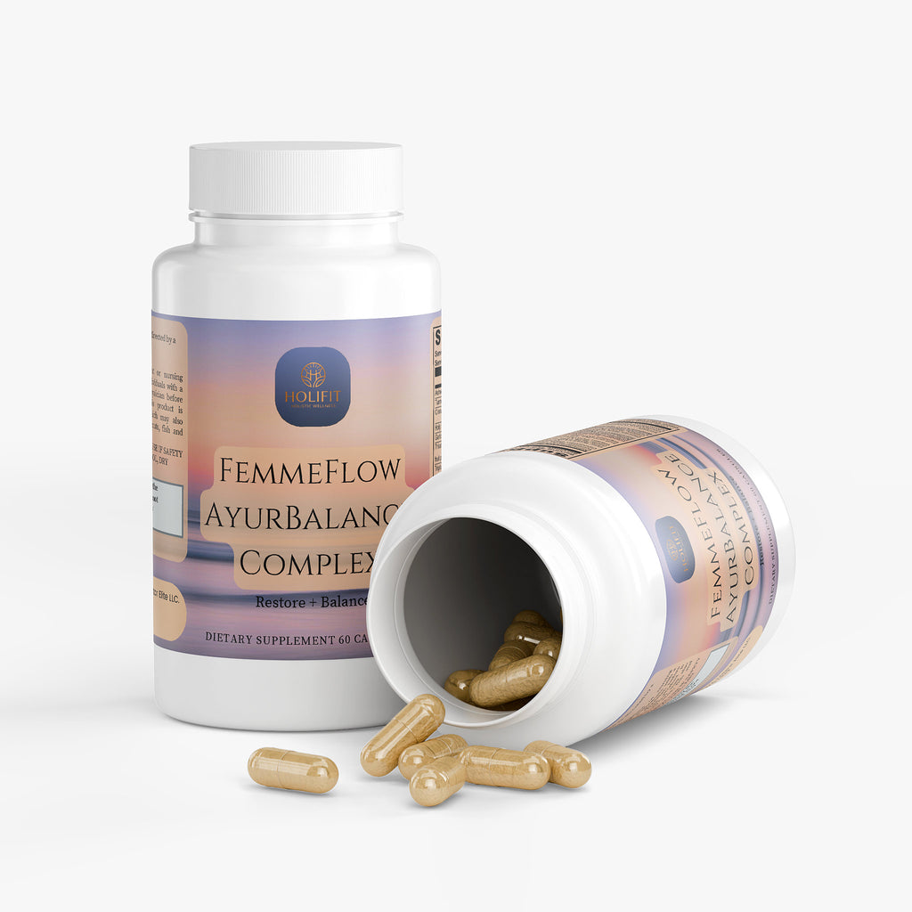FemmeFlow AyurBalance Complex - Traditional Ayurvedic Herbal Support (60 Capsules)