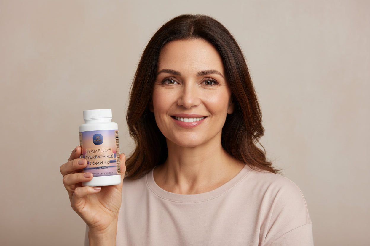 FemmeFlow AyurBalance Complex - Traditional Ayurvedic Herbal Support (60 Capsules)