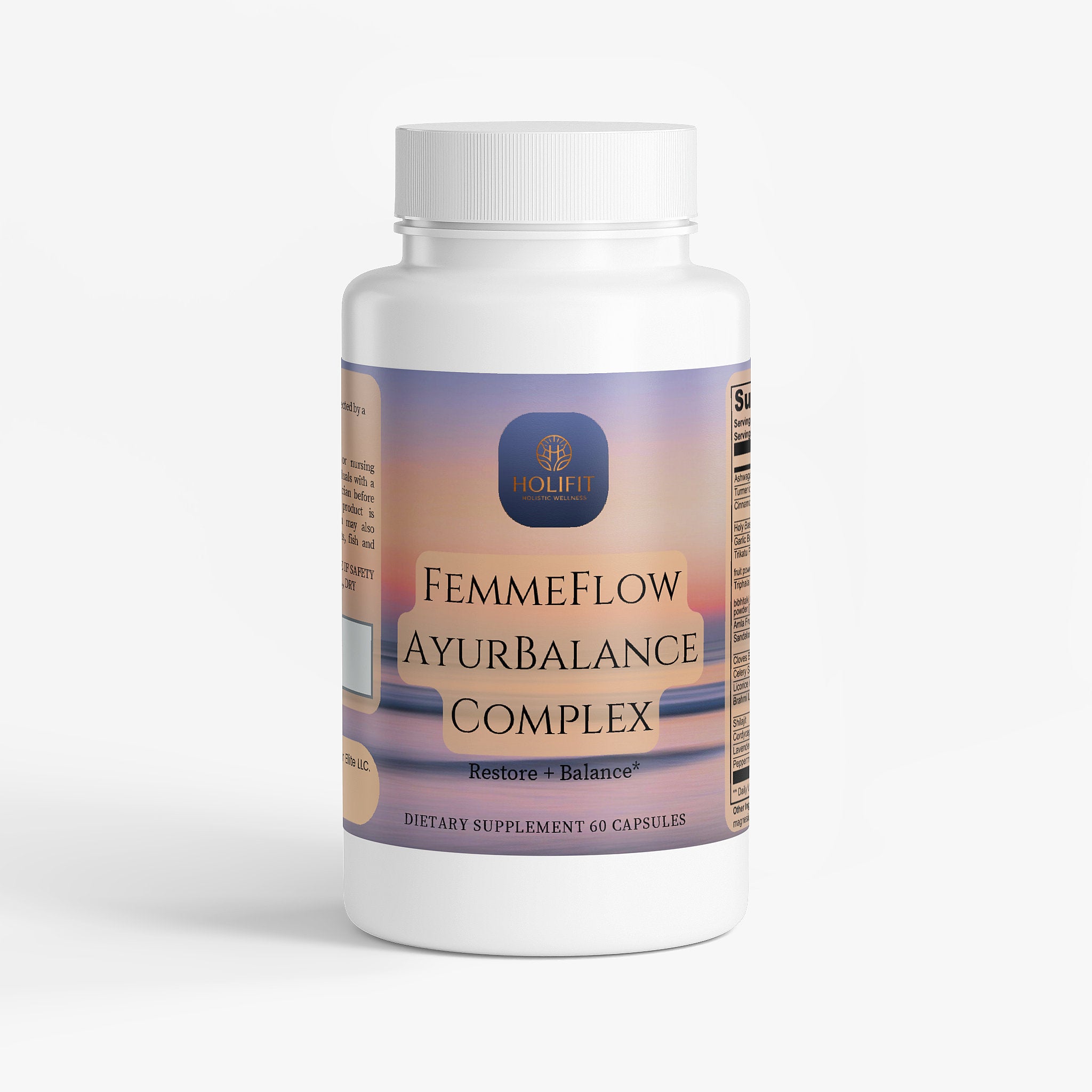 FemmeFlow AyurBalance Complex - Traditional Ayurvedic Herbal Support (60 Capsules)